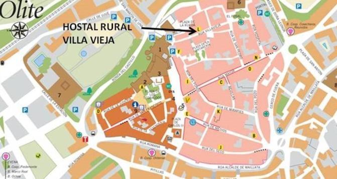 Hostal Rural Villa Vieja โอลีเต ภายนอก รูปภาพ